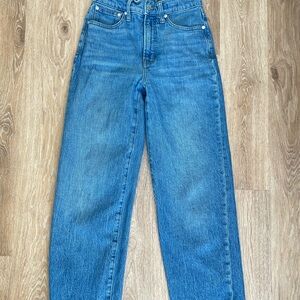 Madewell Perfect Vintage wide leg jeans size 25